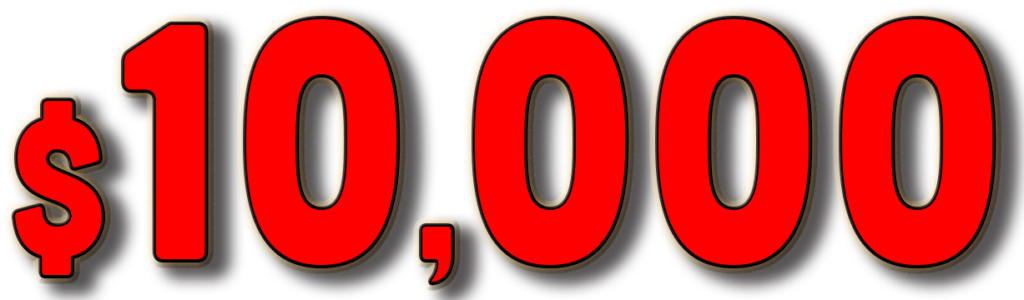 $10,000 Dollars