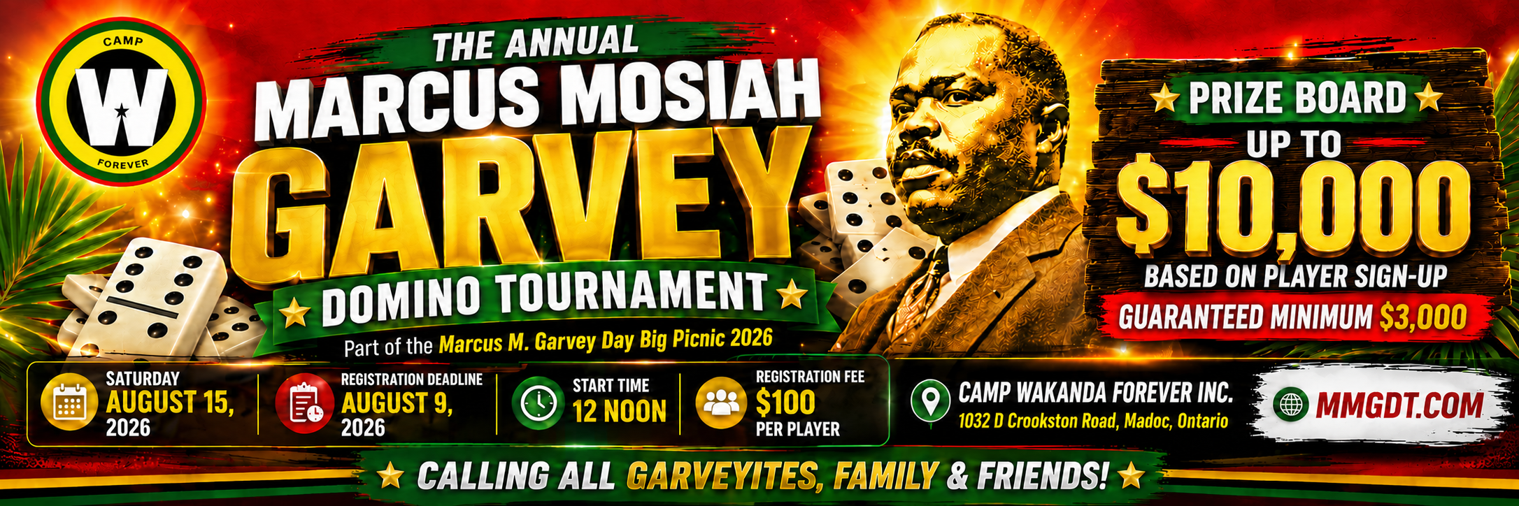 The Annual Marcus M. Garvey Domino Tournament